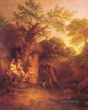 Thomas Gainsborough Werke - Die Woodcutters Return Landschaft Thomas Gains